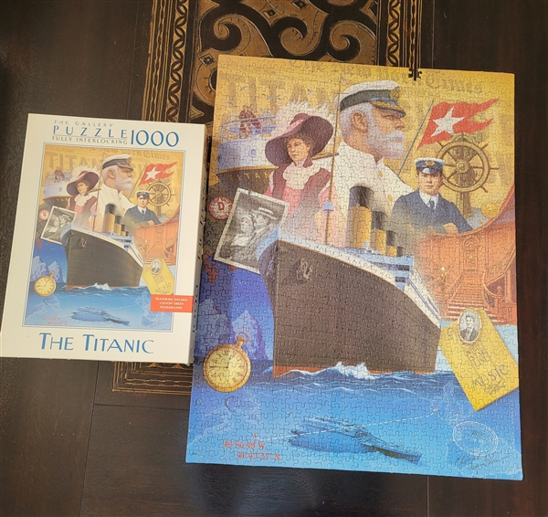 The Titanic 1997 MB 1000 pieces puzzle game