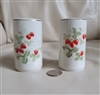 Japanese porcelain shakers with Raspberries decor