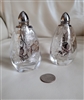 Flanders Clear salt and pepper shakers 1960s