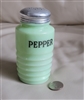 Jadeite by Jeannette pepper shaker green