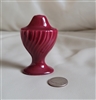 Burgundy Earthenware salt or pepper shaker