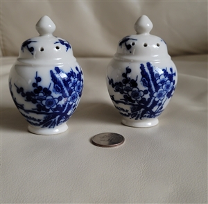 Porcelain URN salt and pepper shaker Japan