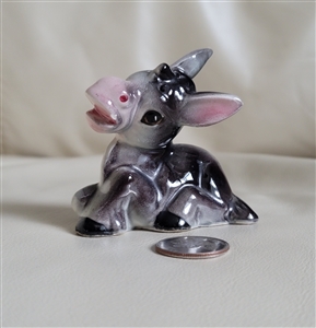 Porcelain Donkey Salt or Pepper shaker Japan cute donkey kitchen accessory