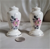 Earthenware Urn like floral Salt and Pepper shaker