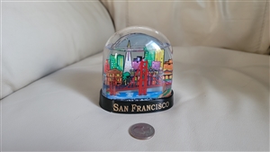 San Francisco novelty souvenir snowglobe gift