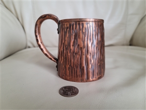 WB solid copper great design vintage mug
