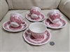 Historic castle teacups and saucers Royal Swan