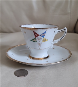 Order of Eastern Star teacup and saucer teacup