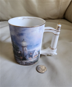 Thomas Kinkade's Seaside Inspiration porcelain mug