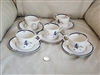 Melon Bud Gorham teacups and saucers porcelain