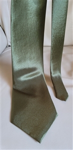 D Berite elegant green silk men tie
