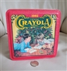 Colorful Holiday wishes 1992 Crayola tin box