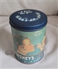 Hersheys Milk Chocolate round tin storage