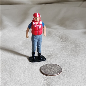 Coastguard figure over 2 in tall gift home decor in colorful design
