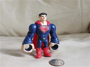 Stretchable silicon Superman 3 in TM DC Comics toy