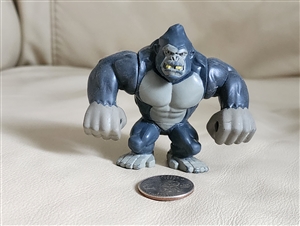 Vintage WWE 2013 Slum City Rambles rubber Gorilla toy gift