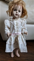 Composition doll with sleepy eyes 18 inch tall