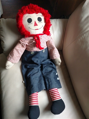 Raggedy Andy large stuffed toy collectible