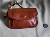 Vintage Brazil leather envelope style wallet by Mundi
