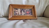 Vintage thick wooden picture art painting frame
