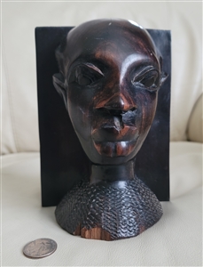 Tribal Art African women wooden sculpture