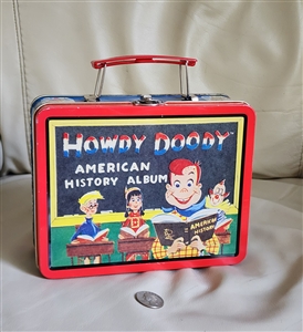 Howdy Doody Tin lunch box from 1998 storage decor