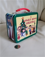 Charlie Brown tin lunch box collectible storage