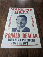 Ronald Reagan advertising pop culture sign 1980s