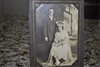 Vintage wedding picture in an elegant frame