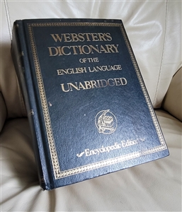 Webster Dictionary of the English Language 1977