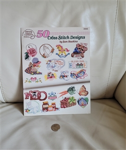 50 Cross stitch patterns designs book 1990