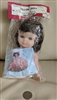 Fibre Craft doll top for Pillow Doll brunette 1988