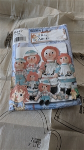 Simplicity pattern 9447 Raggedy Ann Andy from 2000
