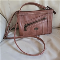 Born Concept brown multicompartment shoulder bag