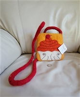 Felted wool cupcake shoulder bag crossbody Nepal