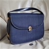 GUY LAROCHE PARIS navy blue shoulder bag