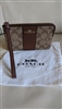 COACH genuine Brown Signature Pvc design wristlet