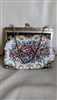 Evening floral tapestry purse clutch Hong Kong
