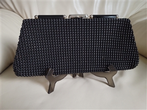 Amazing Midcentury beaded large elegant clutch