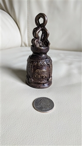 Ghanta temple meditation bronze/brass ornate bell