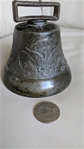 Antique Eagle and Stars metal cast bell