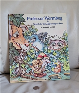 Professor Wormbog 1976 A Golden Book kids book