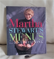 Menus for entertaining cookbook Martha Stewart