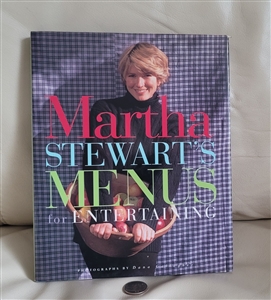 Menus for entertaining cookbook Martha Stewart