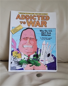Addicted to war 2004 comic strips large book