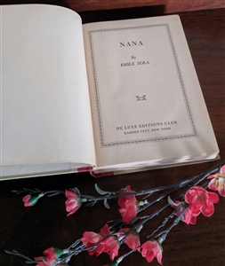Emile Zola novel Nana hardcover vintage book