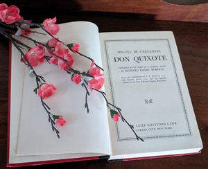 Don Quixote vintage book De Luxe Editions Club