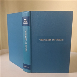 Best Loved Classics Treasury of Poems Anthology 1949 blue hardcover book