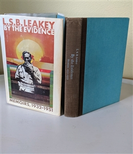 By The Evidence Memoir 1932 to 1951 by LSB Leakey