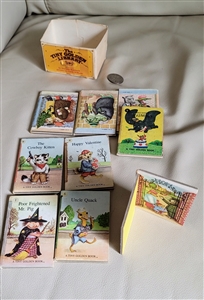 The tiny Golden Library 1980 set of 9 golden books